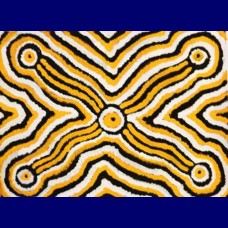 Aboriginal Art Canvas - Madeleine Jackson-Size:29x39cm - H